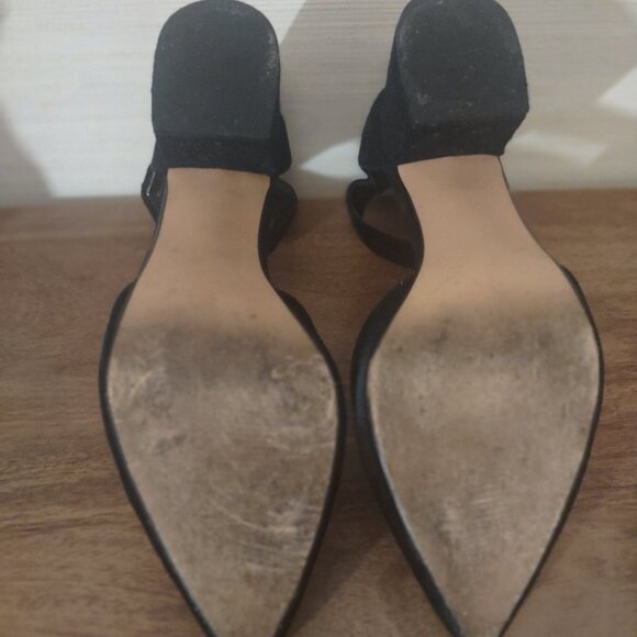 STEVE MADDEN Dainna Suede Ankle Strap Block Heel Size 8.5 - Picture 4 of 7